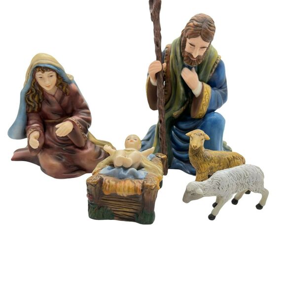 Thomas Kinkade Joseph Nativity Replacement Figurine Multicolor Decorative Father - Picture 2 of 11